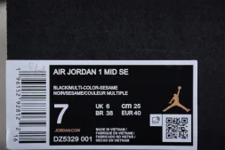 Nike Air Jordan 1 MidTartan Swoosh DZ5329-001