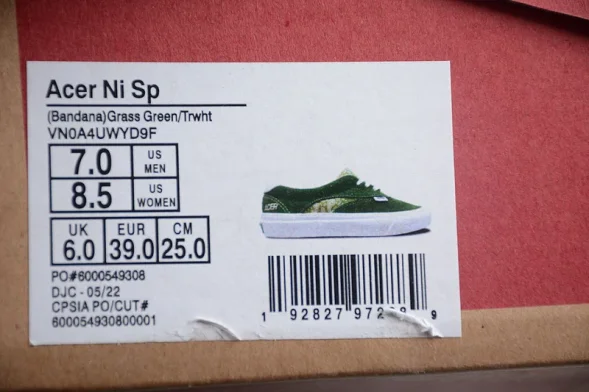 Vans Acer Mesh Ni SP VN0A4UWYD9F  