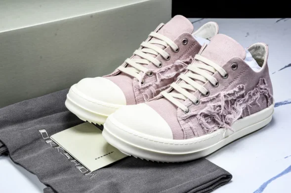 Rick Owens lash Slashed Low Sneaks DSO01C6800 