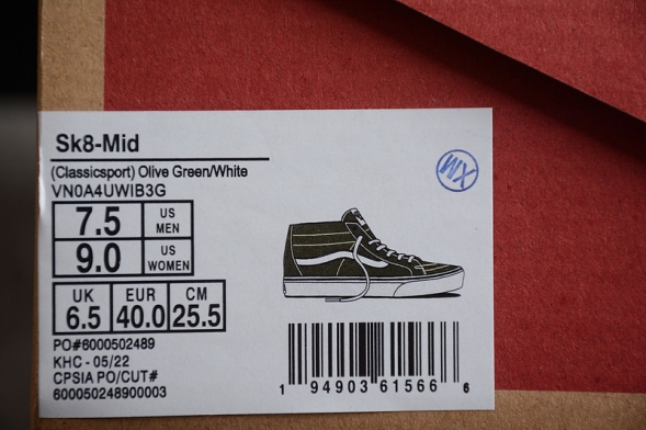 Vans SK8-Mid VN0A4UWIB3G 