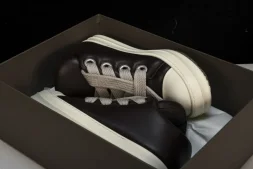Rick Owens Jumbo Lace Padded Lowsneaks RU02C7893 LLPW2