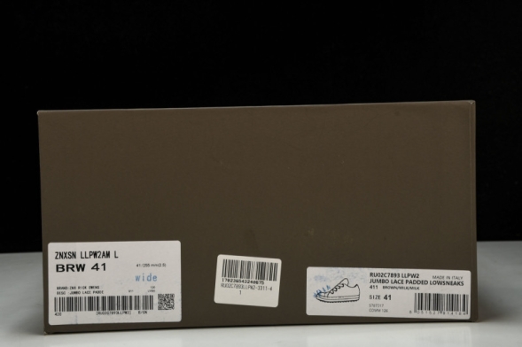 Rick Owens Jumbo Lace Padded Lowsneaks RU02C7893 LLPW2 