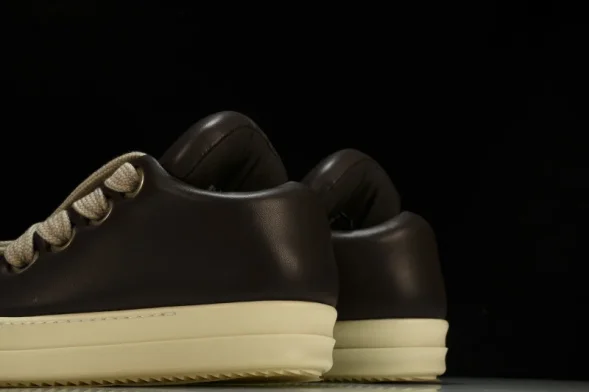 Rick Owens Jumbo Lace Padded Lowsneaks RU02C7893 LLPW2 
