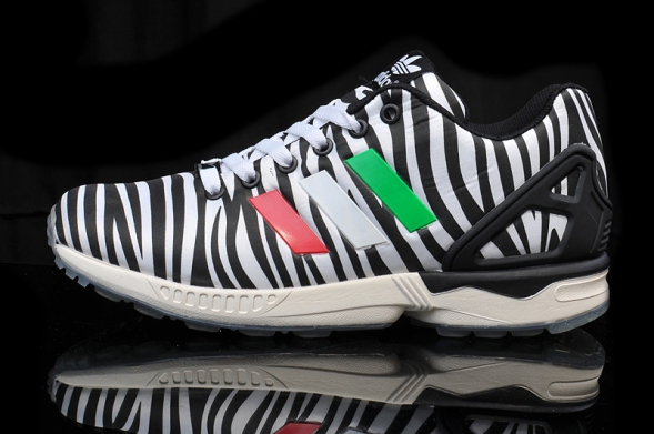 CLOT x Adidas ZX Flux Zebra 