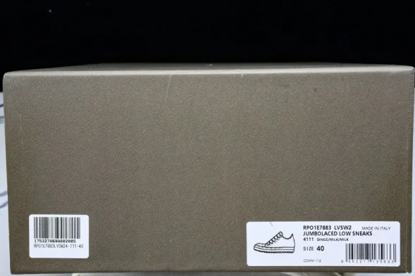 Rick Owens Jumbolaced Low Sneak RPO1E7883 LVSW2 