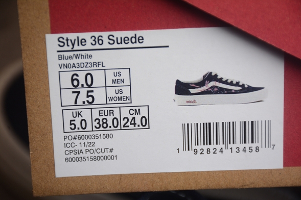 Vans Style 36 Suede VN0A3DZ3RFL 