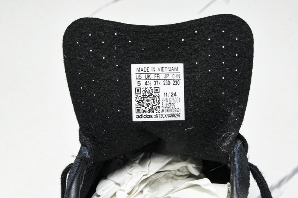 Adidas Gazelle Indoor Core Black Wonder White JI2755  