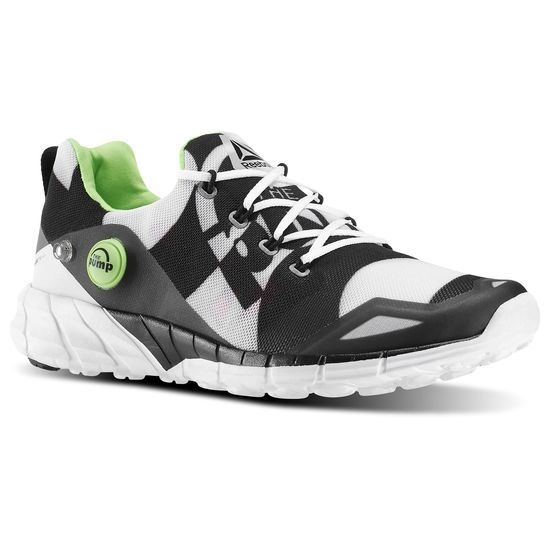 Reebok ZPump Fusion 2.0 Running White_Black_Tin Grey_Solar Green 