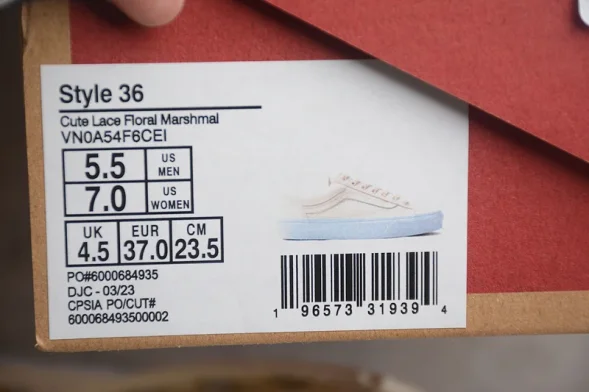 Vans Style 36 Classics VN0A54F6CEI 