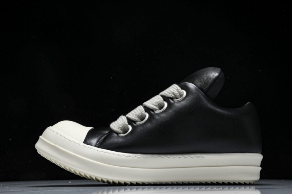 Rick Owens jumbo Lace Padded Low Sneaks RU02C7893 LLPW2 