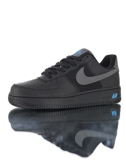 Nike Air Force 1 Low &#039;07 LV8 “black light blue” BV1278-001 