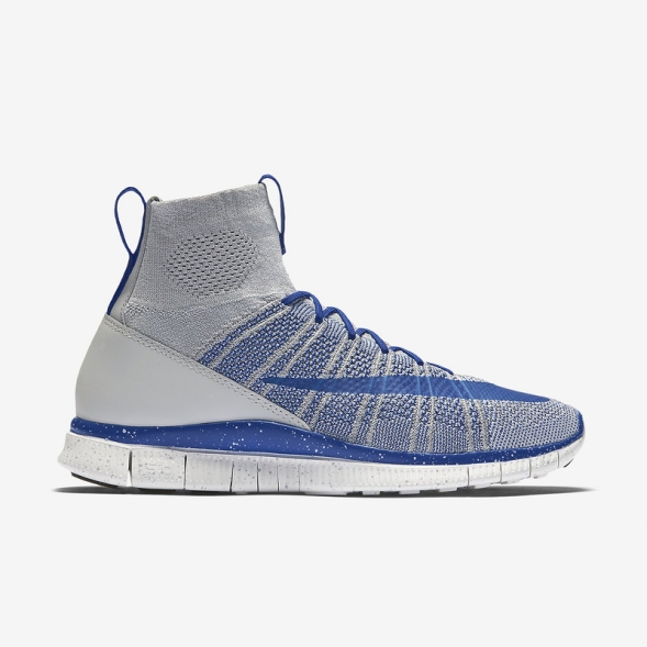 Nikelab Free Mercurial Flyknit “Grey Royal‘‘ 805554-003 