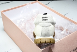 Miu Miu Calzature Donna Vitello Dec Avorio color