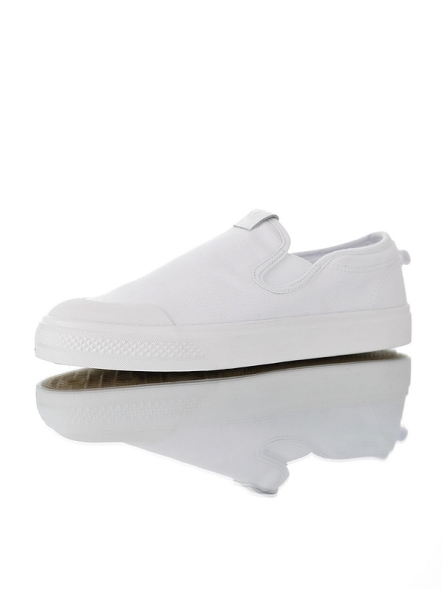 Adidas Nizza Blanc Bordeaux Slip-On 