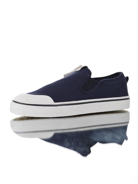 Adidas Nizza Blanc Bordeaux Slip-On 