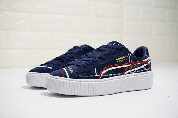Puma Suede Platform Gold 366685-02 