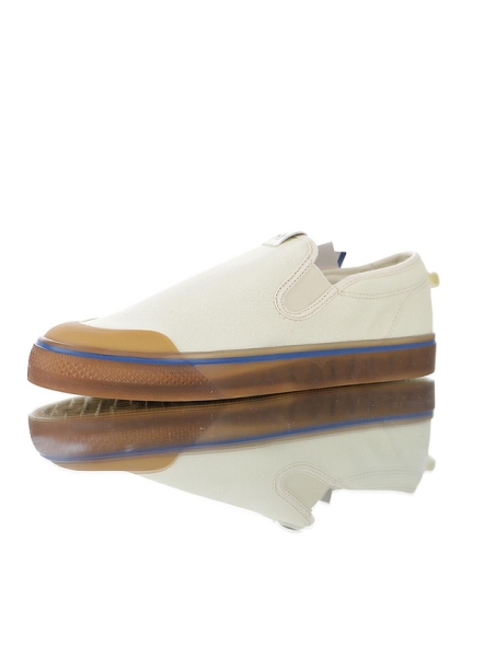 Adidas Nizza Blanc Bordeaux Slip-On 
