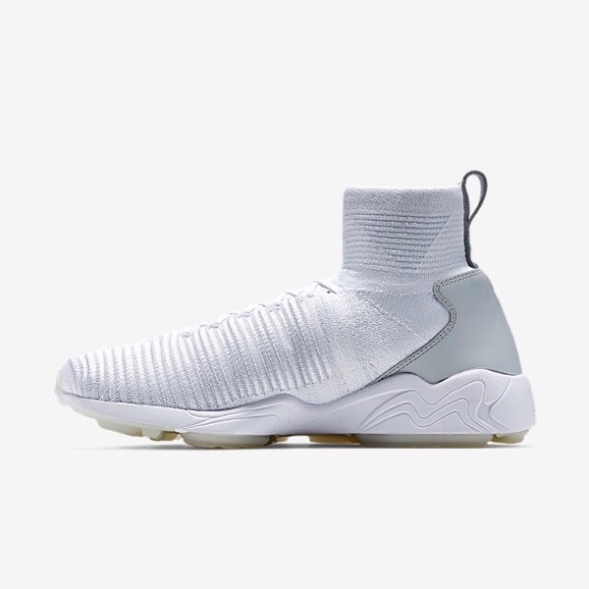 Nikelab Free Mercurial Flyknit XI FK “Triple White” 844626-100 