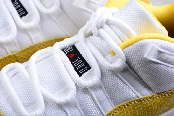Nike Air Jordan 11 low SE Yellow Snakeskin AH7860-107 