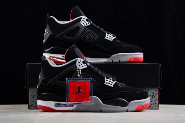  Nike Air Jordan 4 Bred 308497-060 