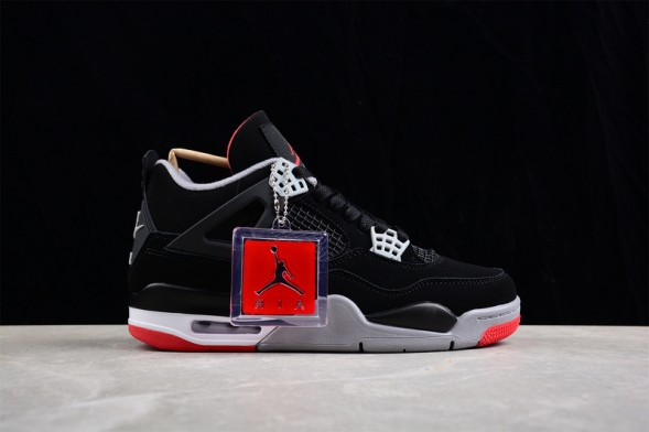 Nike Air Jordan 4 Bred 308497-060 