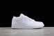 Nike Air Jordan 1 low Quilted Triple White DB6480-100 