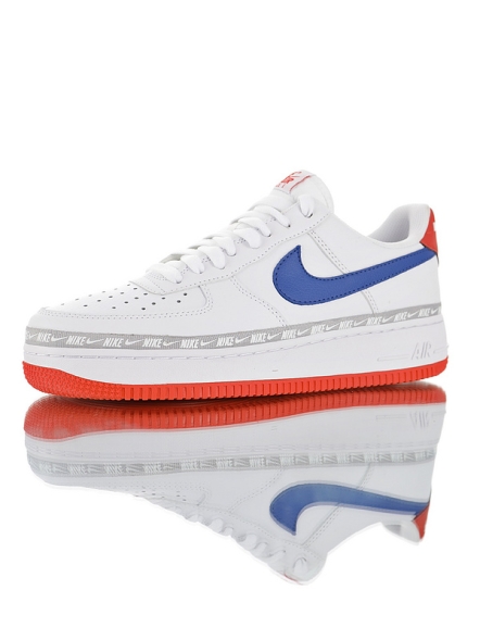 Nike Air Force 1 Low &#039; 07 &quot;Overbranded White Royal Red&quot; CD7739-100 