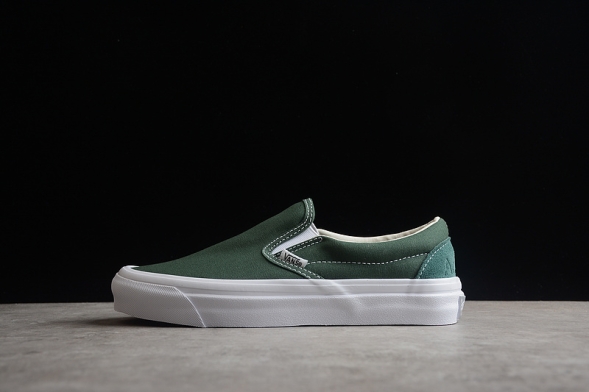 Adsum x Vans Vault OG Slip-On Dark Green VANSBESTFRIEND1 