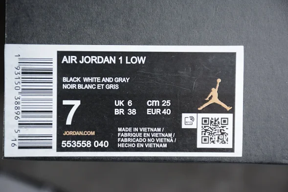 Nike Air Jordan 1 low Shadow 553558-040 