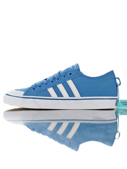 Adidas Nizza Low W Blue_White CQ2330  