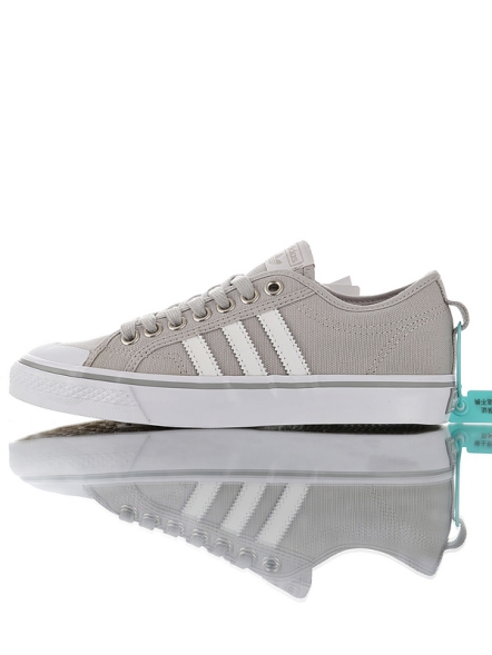 Adidas Nizza Low W Grey_White BZ0498  