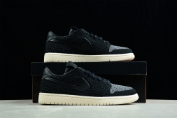 Nike Air Jordan 1 Retro low Flyknit Black Guava Ice AH4506-010