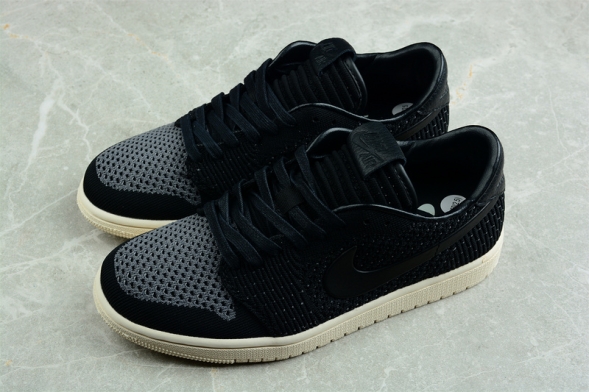 Nike Air Jordan 1 Retro low Flyknit Black Guava Ice AH4506-010 