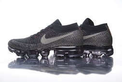 Nike Air VaporMax Flyknit &quot;Black Charcoal Orange&quot;  849557-016