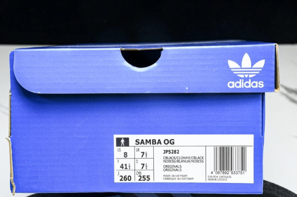 Adidas Samba OG Anniversary Pack Black 75th JP5282 